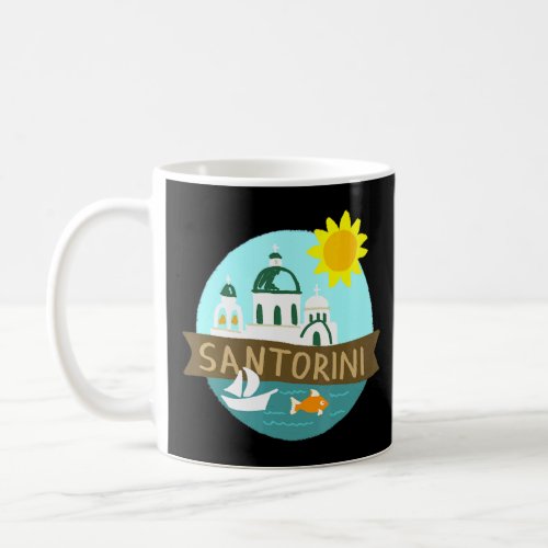 Santorini Sea  Coffee Mug