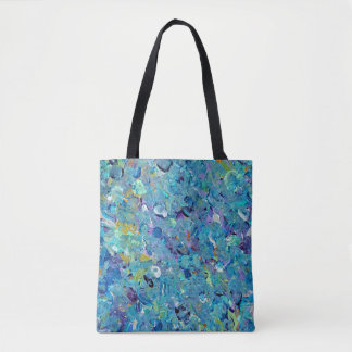 Santorini Sea Glass Tote Bag