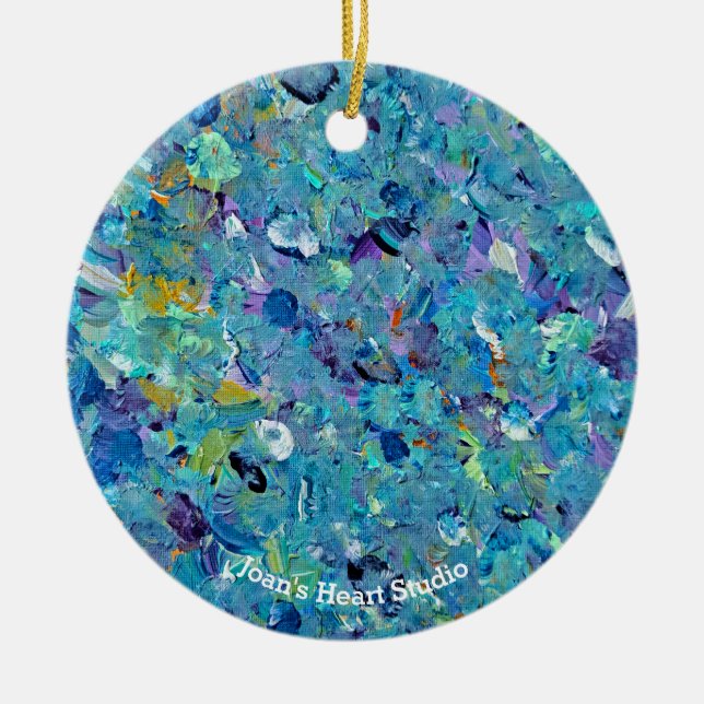 Santorini Seaglass Ornament (Front)