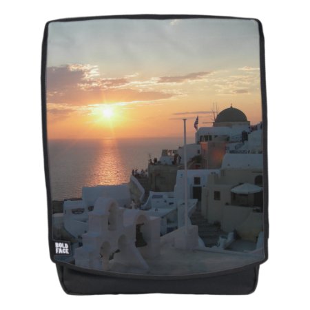 Santorini Sunset Adult Backpack