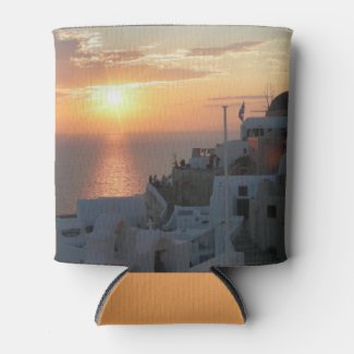 Santorini Sunset Can Cooler