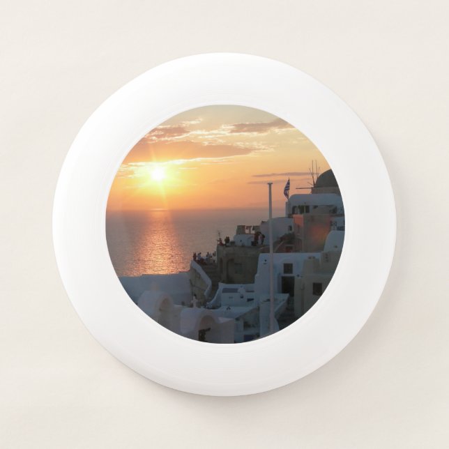 Santorini Sunset Frisbee (Front)