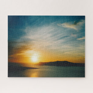 Santorini sunset, Greece 520-pc Jigsaw Puzzle