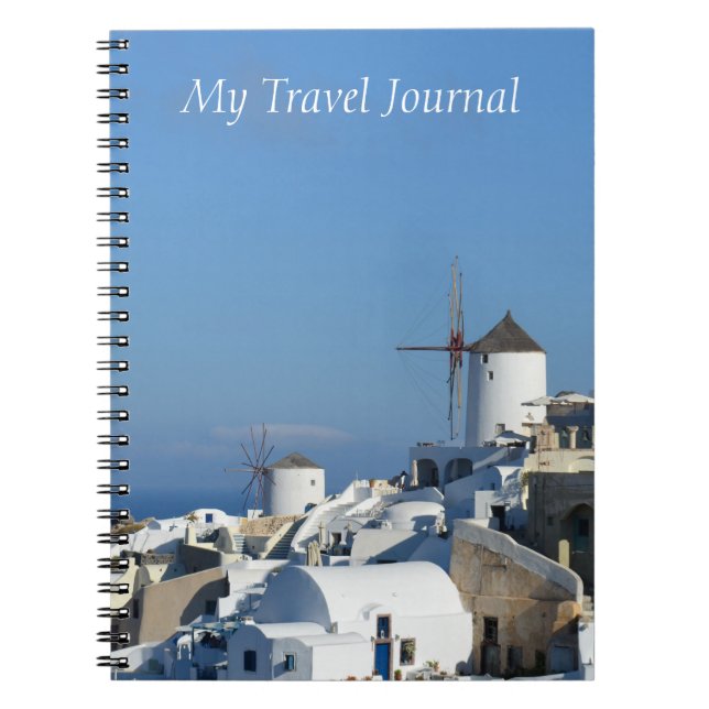 Santorini Travel Journal (Front)