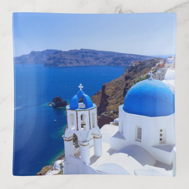 Santorini Trinket Tray (Front)