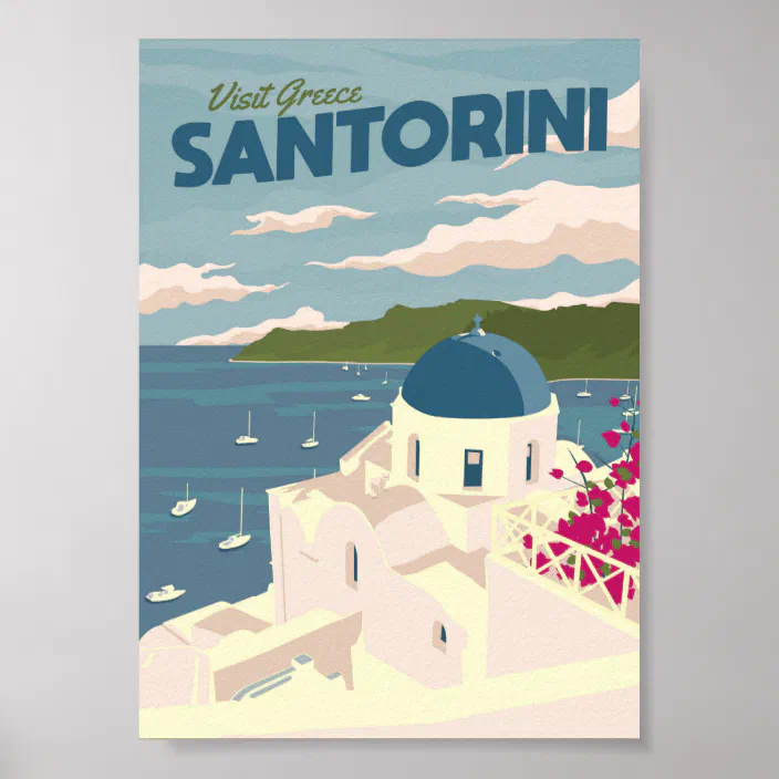 Retro Vintage Style Travel Poster or Canvas Picture Antalya Turkey