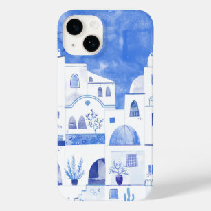 Santorini Watercolor Case-Mate iPhone 14 Case