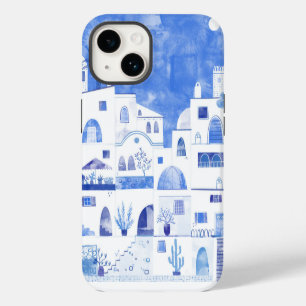 Santorini Watercolor iPhone 14 Case