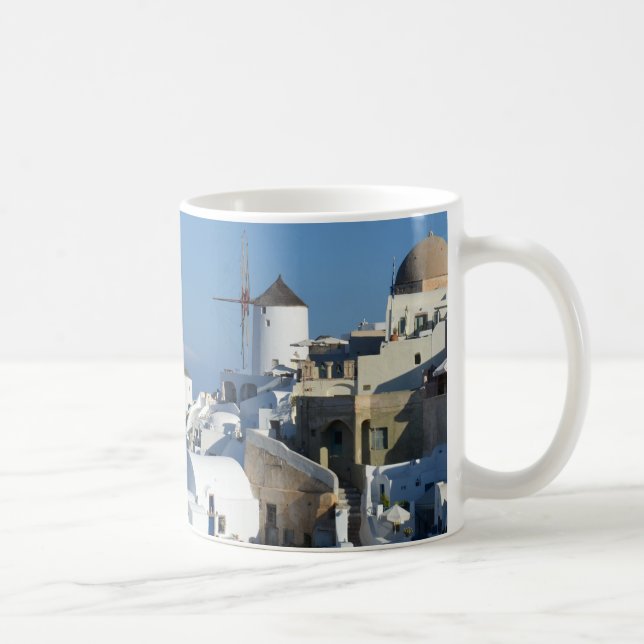 Santorini Windmills Mug (Right)