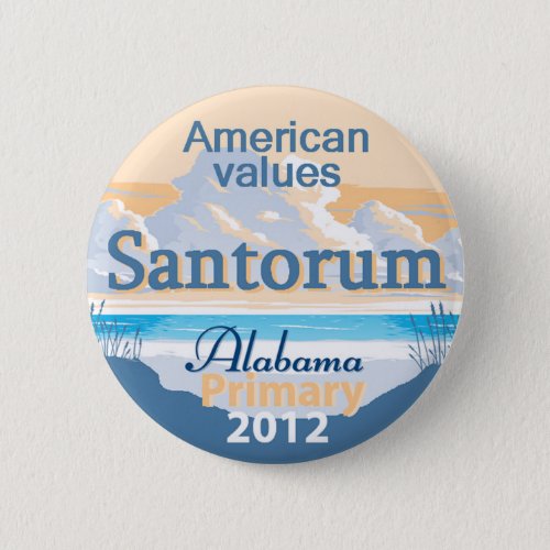 Santorum ALABAMA Button