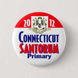 Santorum CONNECTICUT Button