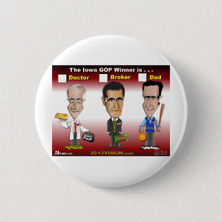Santorum, Paul Romney Button