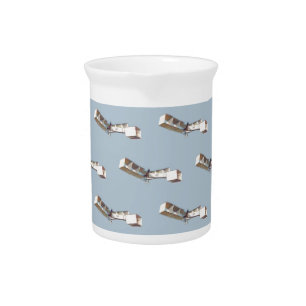 Santos-Dumont 14-Bis Airplane Beverage Pitcher