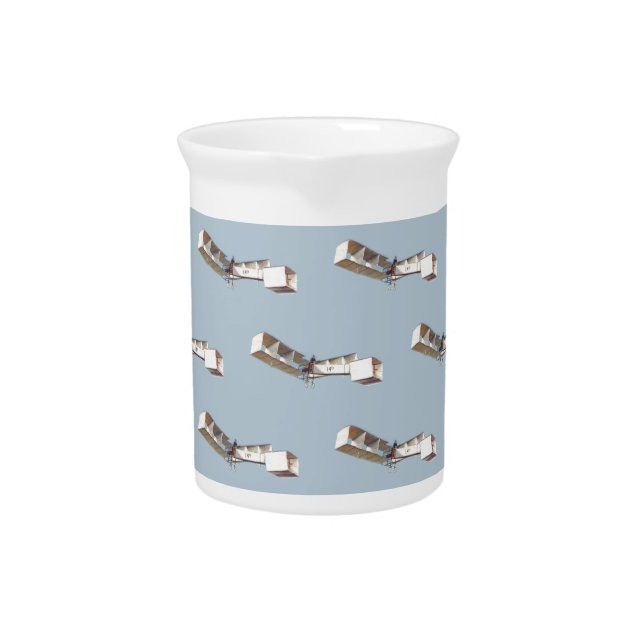 Santos-Dumont 14-Bis Airplane Beverage Pitcher (Front)