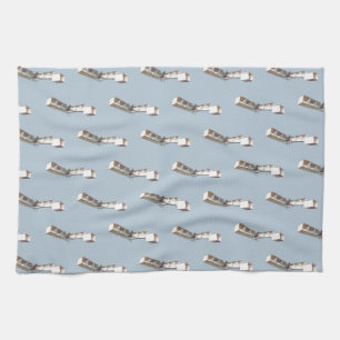 Santos-Dumont 14-Bis Airplane Kitchen Towel