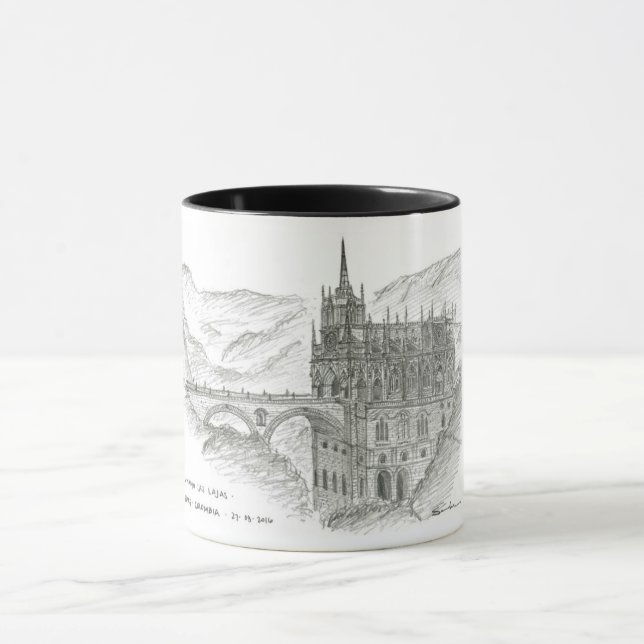 Santuario Las Lajas, Ipiales, Colombia Mug (Center)