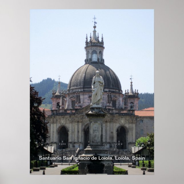 Santuario San Ignacio de Loiola, Loiola, Spain Poster (Front)