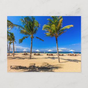 Sanur Beach, Bali, Indonesia Postcard