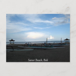 Sanur Beach, Bali Postcard
