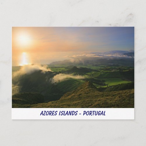 Sao Miguel Azores Postcard