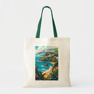 Sao Miguel Island Portugal Travel Art Tote Bag