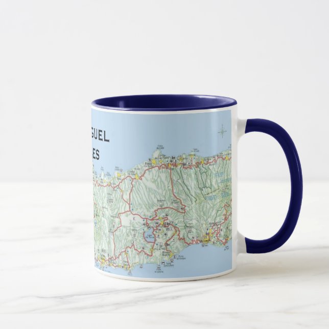 Sao Miguel* Map Coffee Mug (Right)