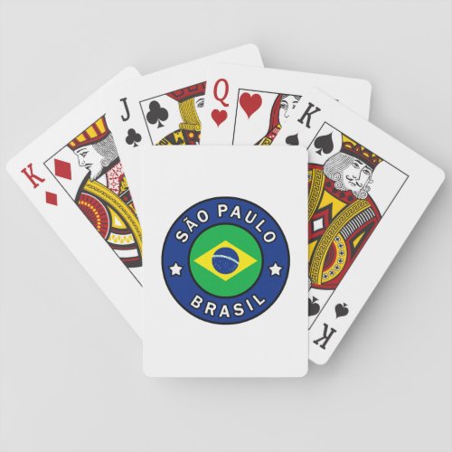 So Paulo Brasil Poker Cards