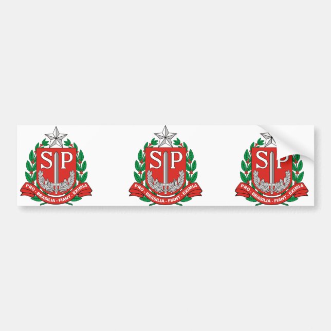 Sao Paulo, Brazil Bumper Sticker (Front)