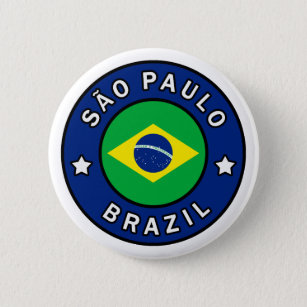 São Paulo Brazil Button