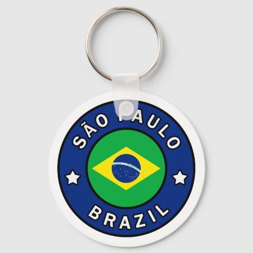 So Paulo Brazil Keychain