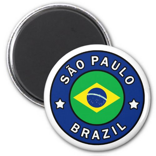 So Paulo Brazil Magnet