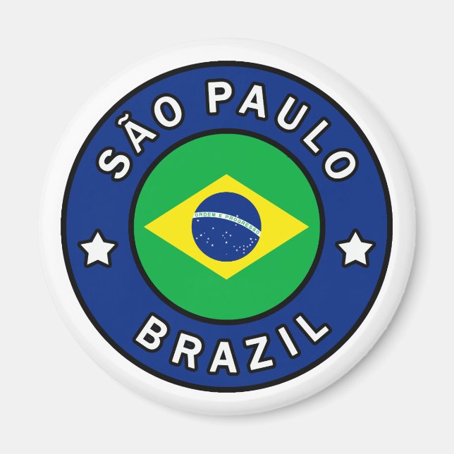 São Paulo Brazil Magnet (Front)