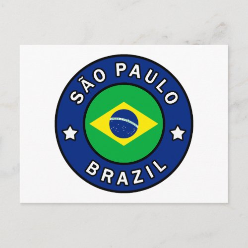 So Paulo Brazil Postcard