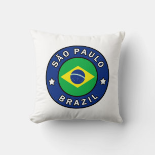 São Paulo Brazil Throw Pillow
