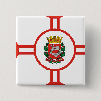 Sao Paulo City, Brazil Button