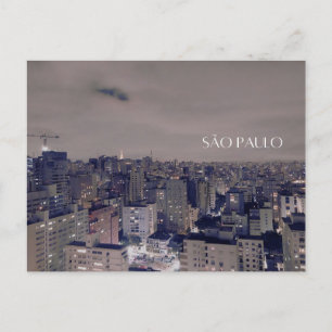 São Paulo - city urban  Postcard