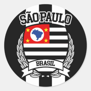 São Paulo Classic Round Sticker