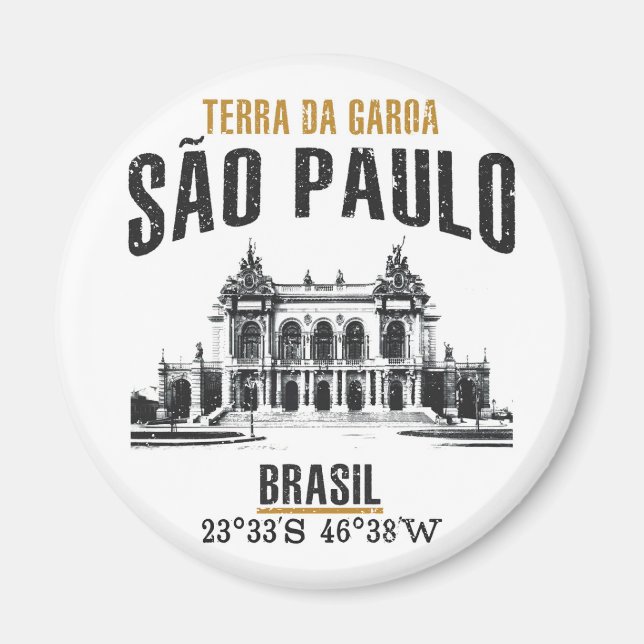 São Paulo Magnet (Front)