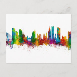 São Paulo Skyline Brazil Postcard