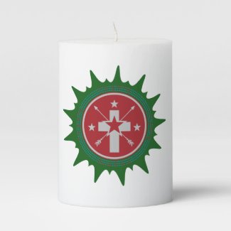 São Rafael Pillar Candle