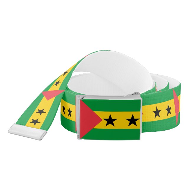 Sao Tome and Principe Flag Belt (Snake)
