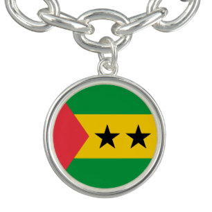 Sao Tome and Principe Flag Bracelet