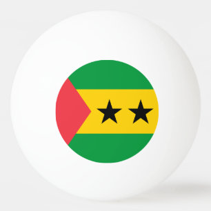 Sao Tome and Principe Flag Ping Pong Ball