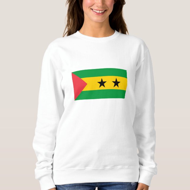 Sao Tome and Principe Flag Sweatshirt (Front)