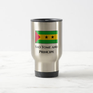 Sao Tome and Principe Flag Travel Mug