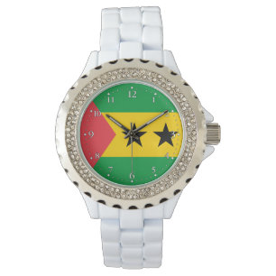 Sao Tome and Principe Flag Watch