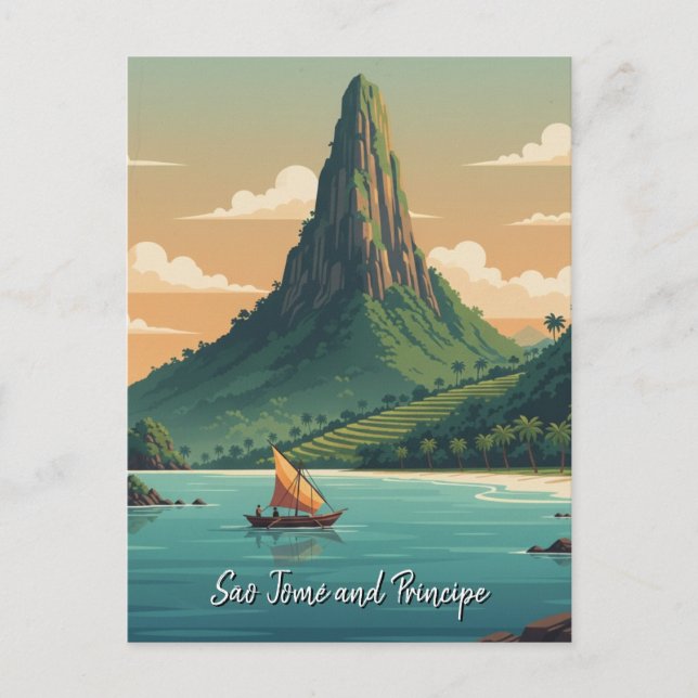 São Tomé and Príncipe Postcard (Front)