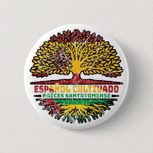 Sao Tome and Principe Sao Tomean Spanish Spain Button