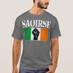 SAOIRSE Freedom for Ireland Vintage Distressed T-Shirt