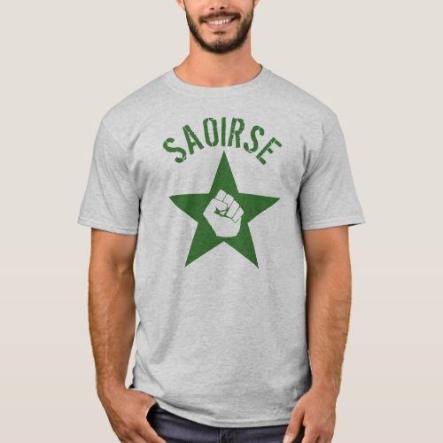 Saoirse Iirsh Republican Army Logo T_Shirt